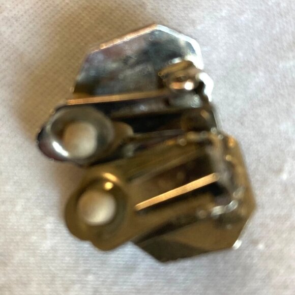 Vintage Faux Pearl Clip On Earrings Coro Richelieu Rhinestones 4 Pr Retro Preppy - Picture 3 of 16